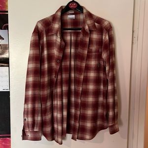 Columbia red flannel
